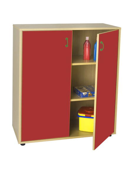 Mueble escolar intermedio armario 3 estantes Mobeduc
