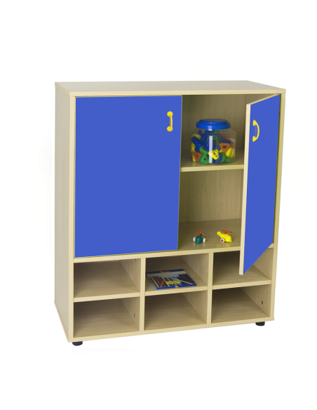 Mueble escolar intermedio casillero y armario Mobeduc