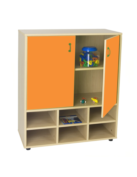 Mueble escolar intermedio casillero y armario Mobeduc