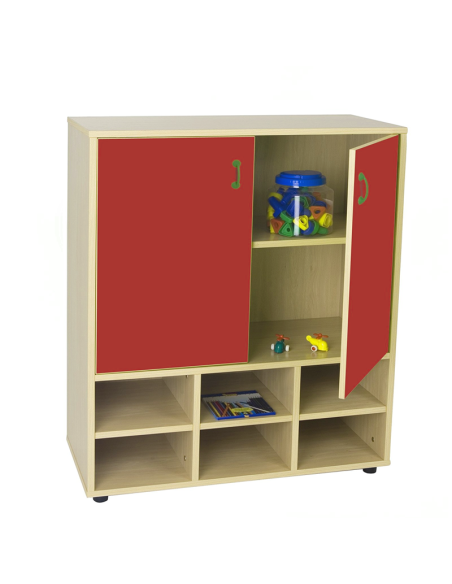Mueble escolar intermedio casillero y armario Mobeduc