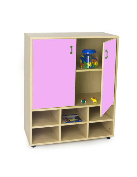 Mueble escolar intermedio casillero y armario Mobeduc