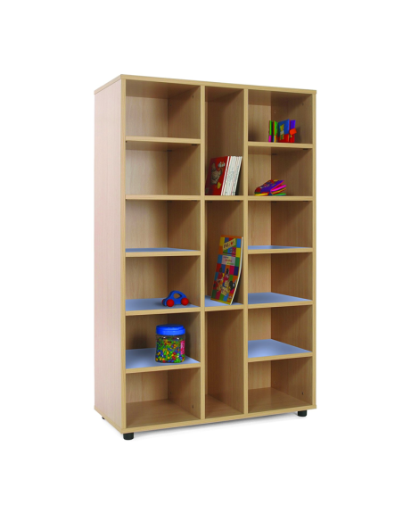 Mueble escolar medio 15 casillas Mobeduc