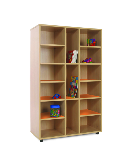 Mueble escolar medio 15 casillas Mobeduc