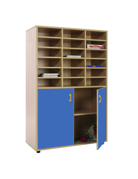 Mueble escolar medio armario y casillero Mobeduc