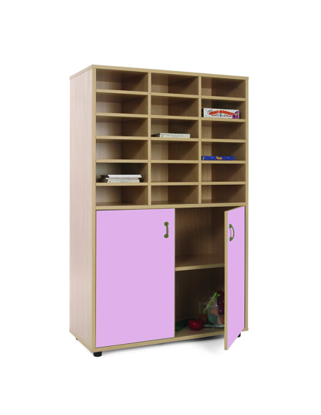 Mueble escolar medio armario y casillero Mobeduc