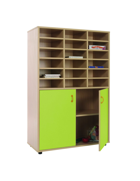 Mueble escolar medio armario y casillero Mobeduc