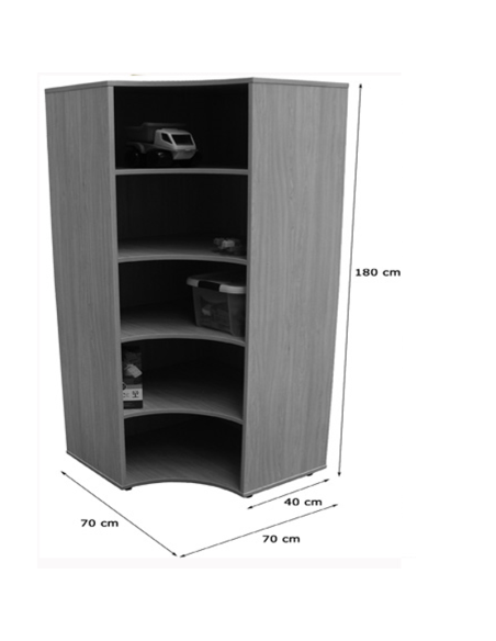 Mueble escolar rinconero alto Mobeduc