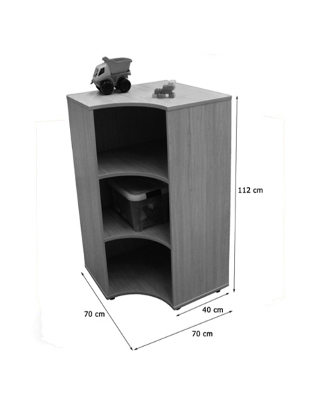 Mueble escolar rinconero intermedio Mobeduc