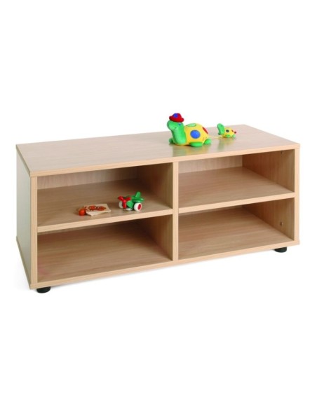 Mueble Escolar Superbajo 4 Casillas – Organiza el Aula con Estilo