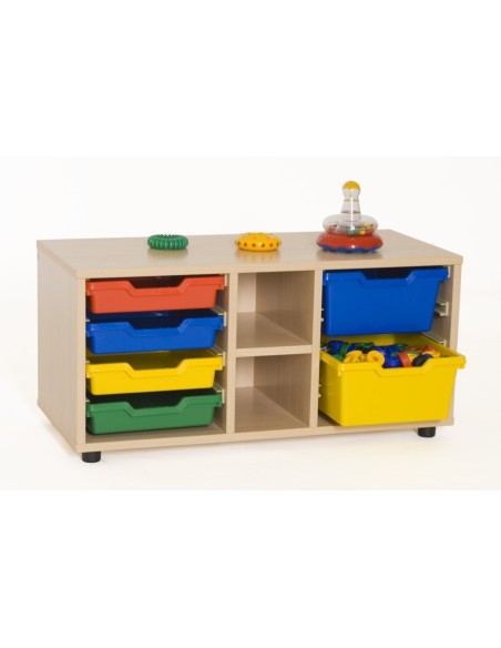 Mueble escolar superbajo cubetero 90 cm Mobeduc