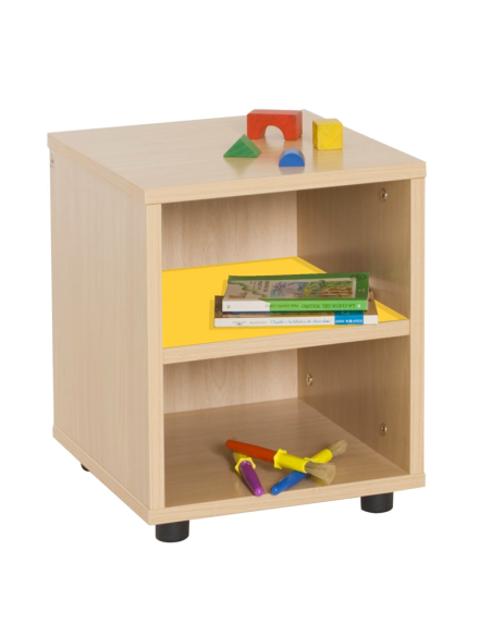 Mueble Escolar Superbajo con Estantería Mobeduc - Seguro y Versátil