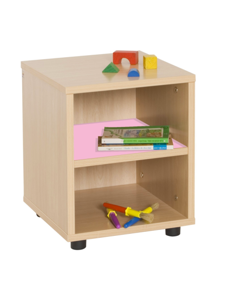 Mueble Escolar Superbajo con Estantería Mobeduc - Seguro y Versátil