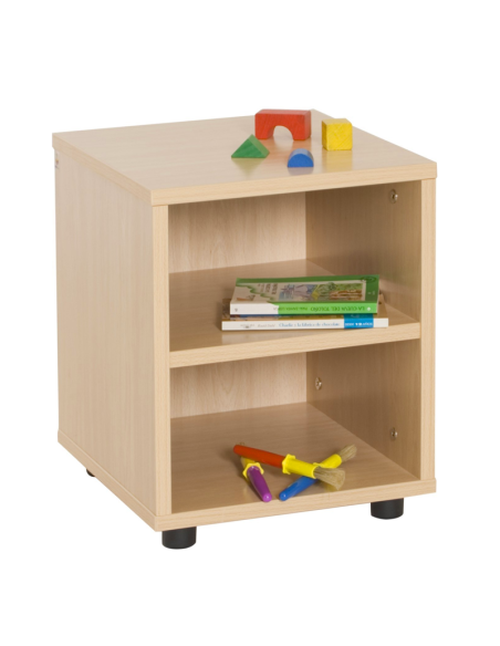 Mueble Escolar Superbajo con Estantería Mobeduc - Seguro y Versátil