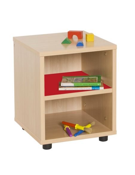 Mueble Escolar Superbajo con Estantería Mobeduc - Seguro y Versátil