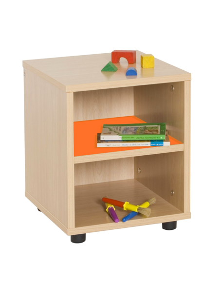 Mueble Escolar Superbajo con Estantería Mobeduc - Seguro y Versátil