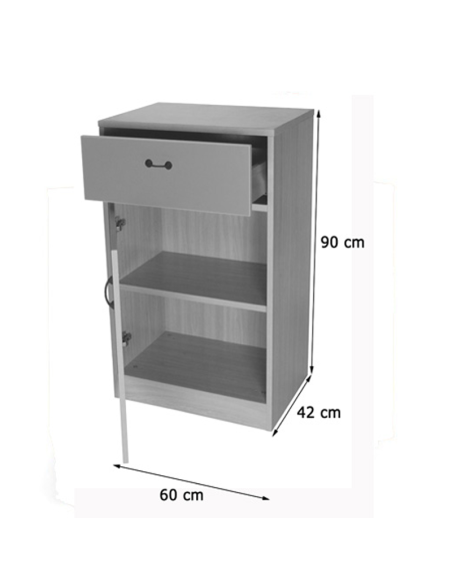 Mueble escolar vajillero (Fondo 42 cm)
