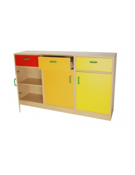 Mueble escolar vajillero (Fondo 60 cm)