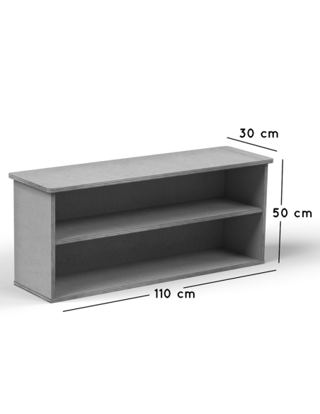 Mueble estantería 3 niveles