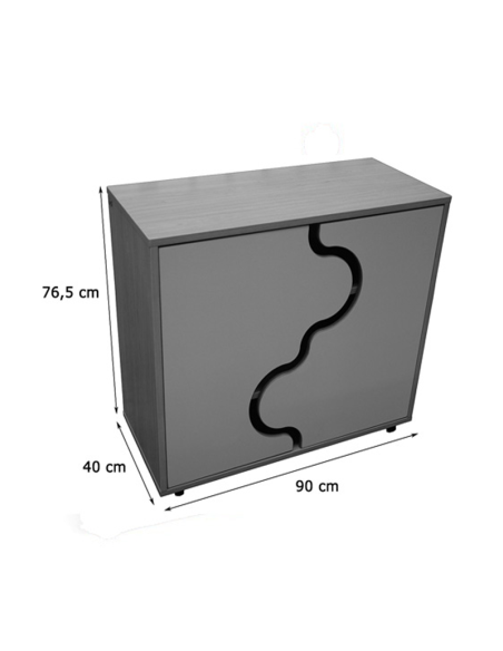 Mueble infantil bajo puertas ONDA Mobeduc