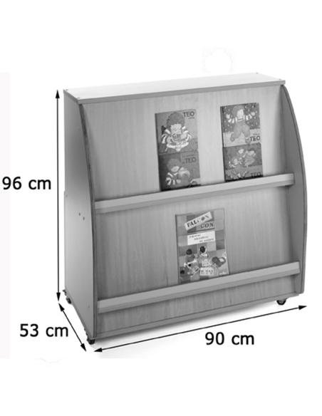 Mueble infantil expositor de libros