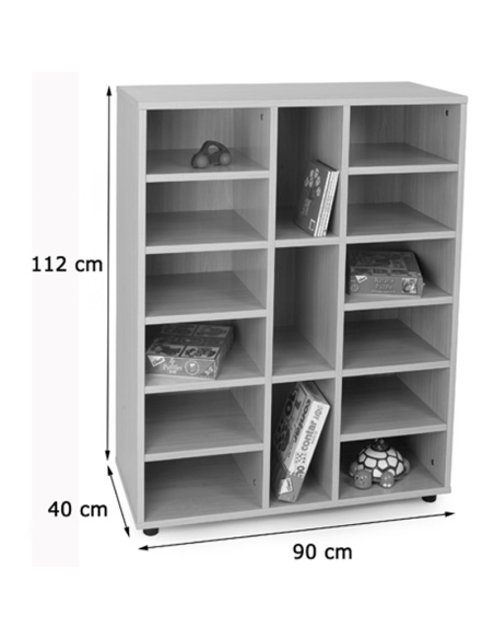 Mueble intermedio 15 casillas Mobeduc