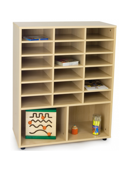 Mueble intermedio 2 casillas y casillero Mobeduc