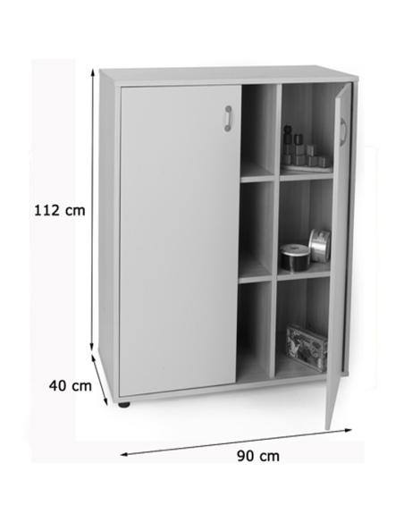Mueble intermedio armario 9 casillas Mobeduc