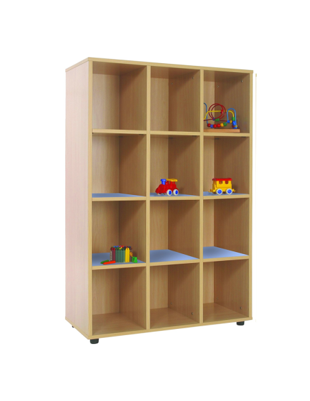 Mueble madera Mobeduc medio 12 casillas