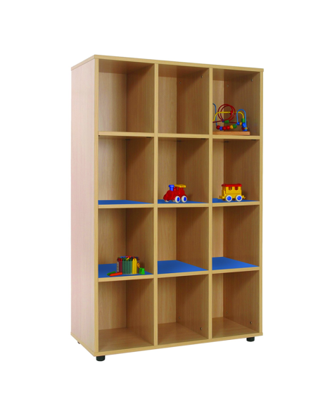 Mueble madera Mobeduc medio 12 casillas