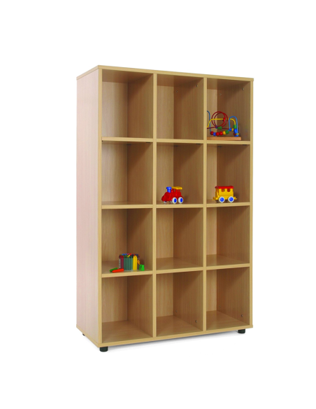 Mueble madera Mobeduc medio 12 casillas