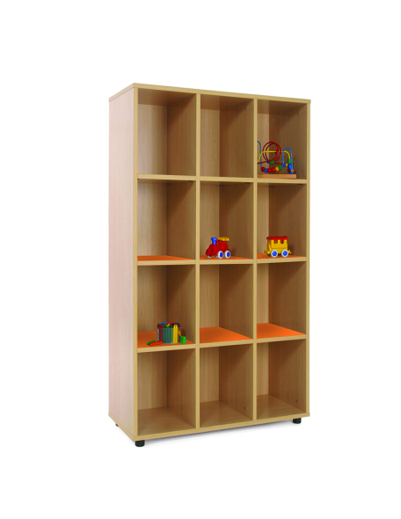 Mueble madera Mobeduc medio 12 casillas