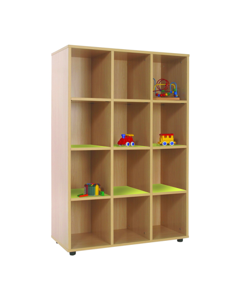 Mueble madera Mobeduc medio 12 casillas