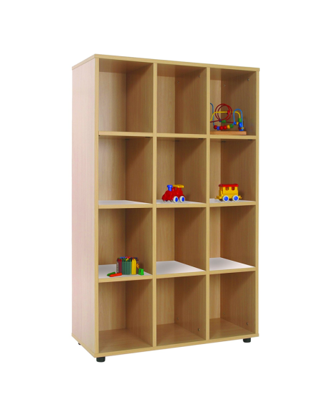 Mueble madera Mobeduc medio 12 casillas