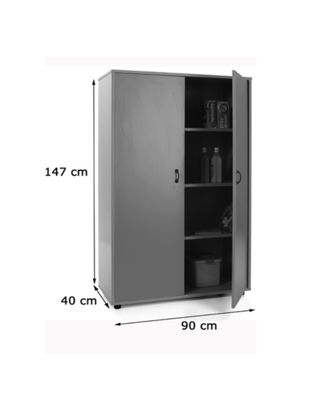 Mueble madera Mobeduc medio armario