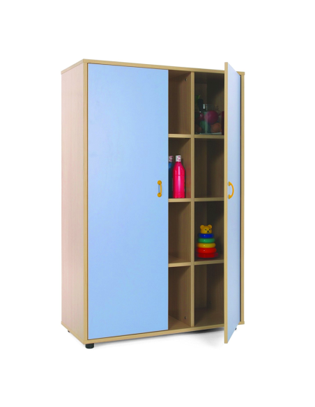 Mueble madera Mobeduc medio armario 12 casillas