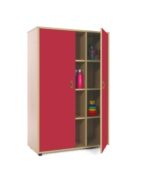 Mueble madera Mobeduc medio armario 12 casillas
