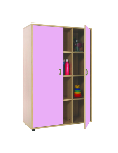 Mueble madera Mobeduc medio armario 12 casillas