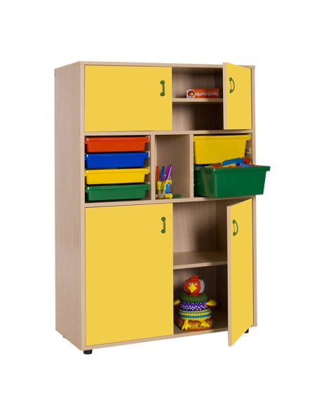 Mueble medio armario 4 puertas cubetero Mobeduc