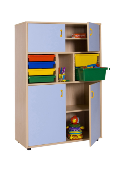 Mueble medio armario 4 puertas cubetero Mobeduc