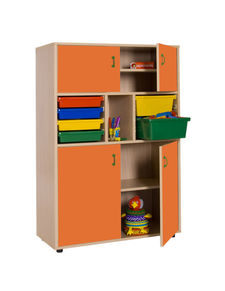 Mueble medio armario 4 puertas cubetero Mobeduc