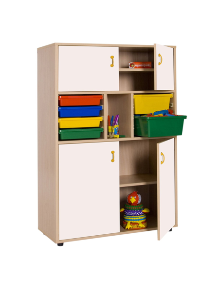 Mueble medio armario 4 puertas cubetero Mobeduc