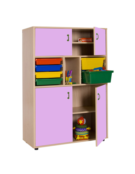 Mueble medio armario 4 puertas cubetero Mobeduc