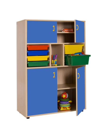 Mueble medio armario 4 puertas cubetero Mobeduc