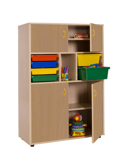 Mueble medio armario 4 puertas cubetero Mobeduc