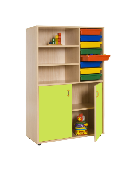 Mueble medio armario estanteria cubetero Mobeduc