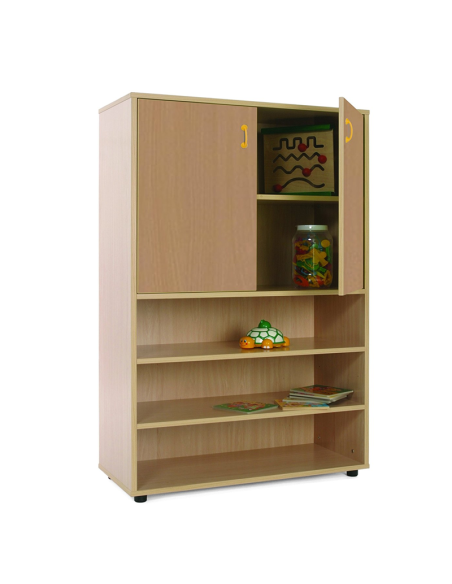 Mueble medio estantería y armario Mobeduc