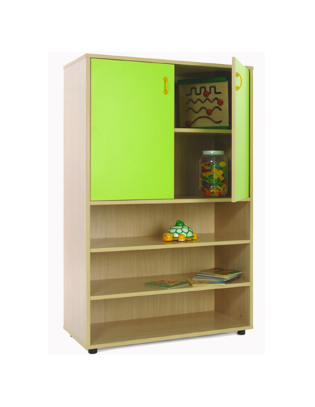 Mueble medio estantería y armario Mobeduc