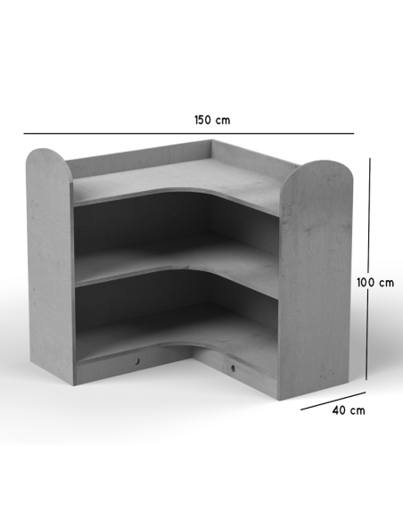 Mueble Montessori esquinero