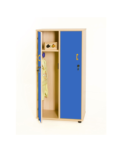 Mueble taquilla 2 niños c/llave (altura 125 cm)
