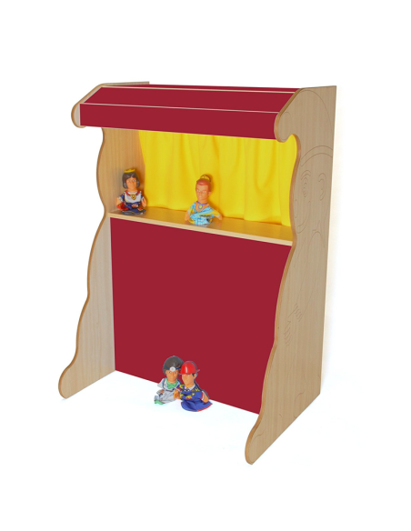 Mueble teatro para marionetas